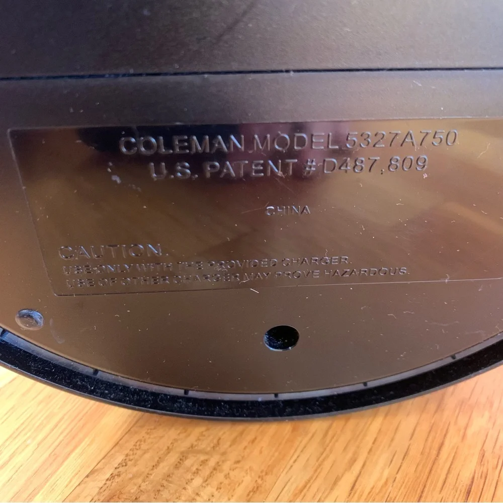 Vintage Coleman Lantern with Wall and Car Charger READ